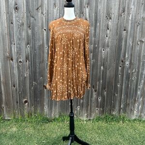 Free People Flowers in Her Hair Tunic EUC